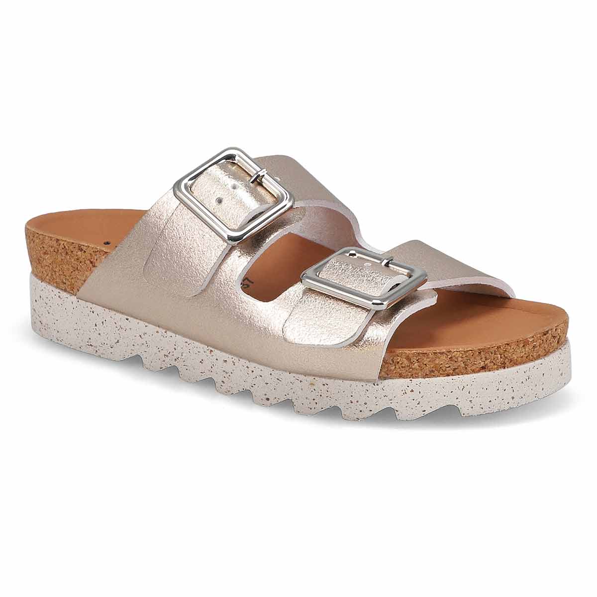 Women's Maelia Cork Footbed 2 Buckle Sandal