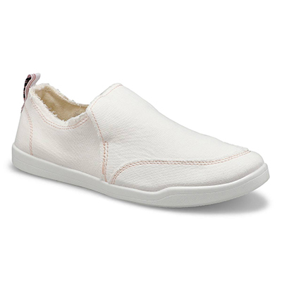 Lds Malibu Slip On Casual Shoe - Cream