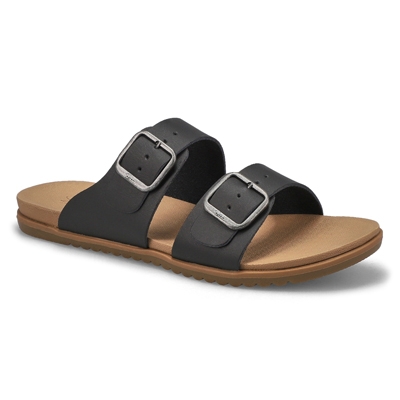 Lds Mandy Slide Sandal - Black