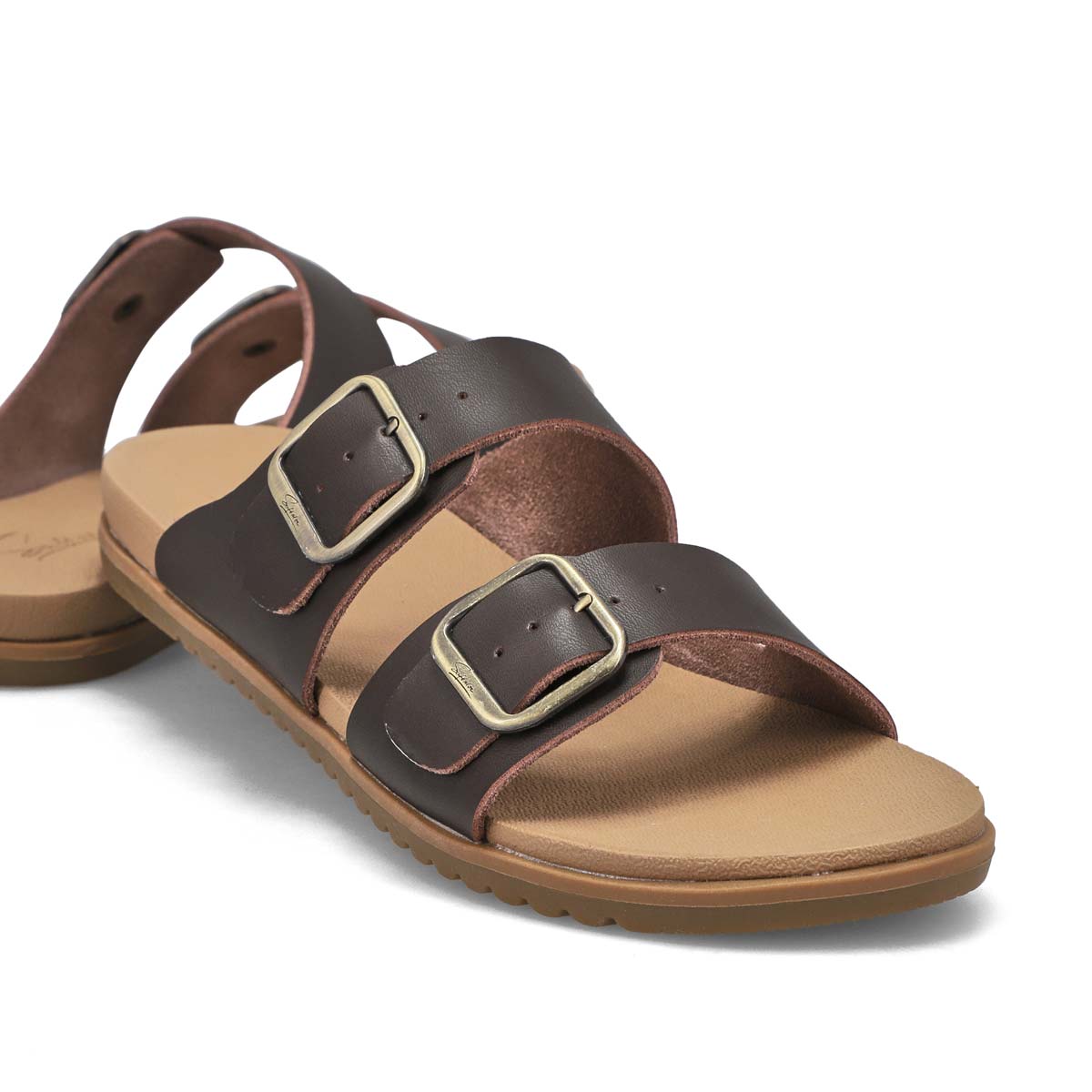 Women's Mandy Slide Sandal - Dark Brown