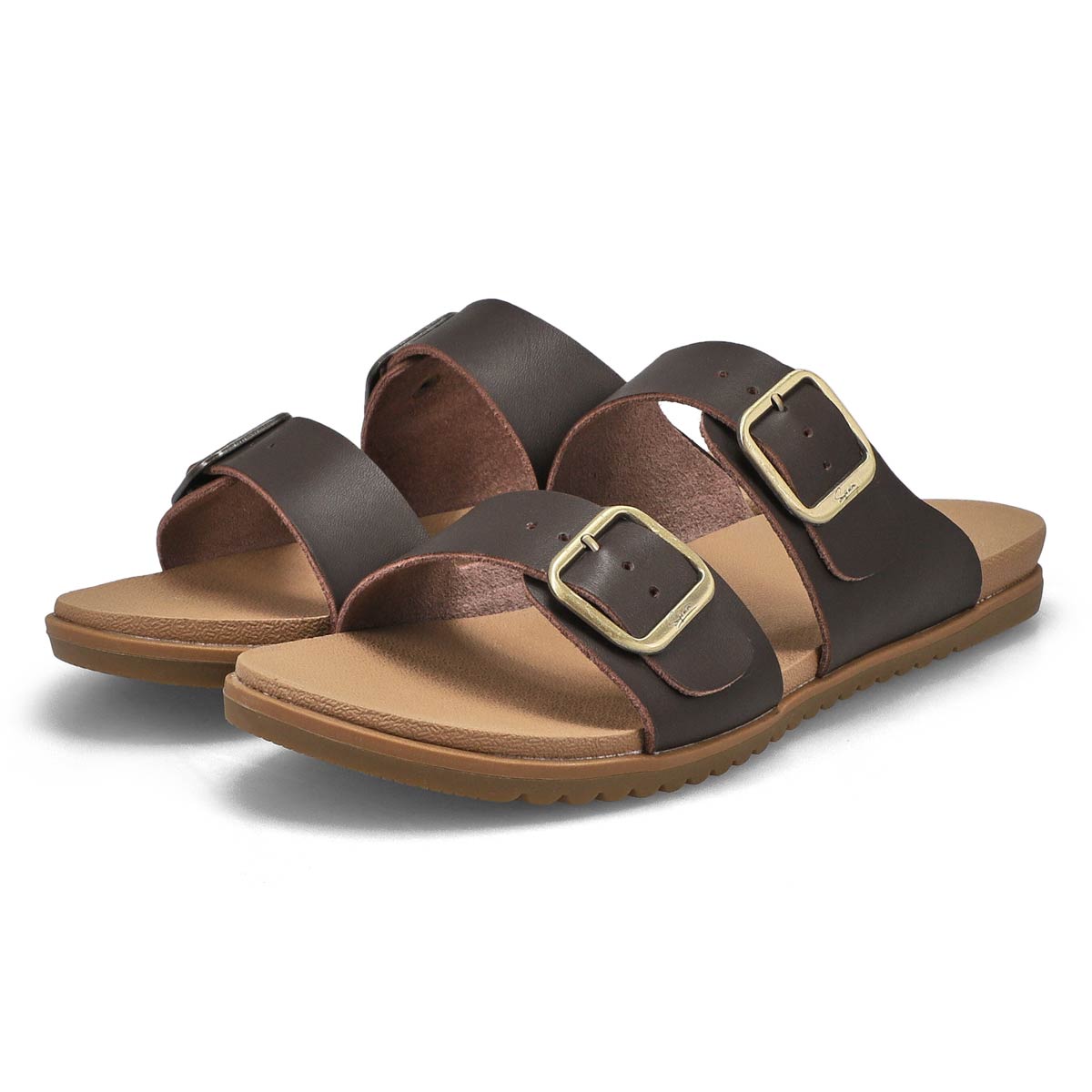 Women's Mandy Slide Sandal - Dark Brown