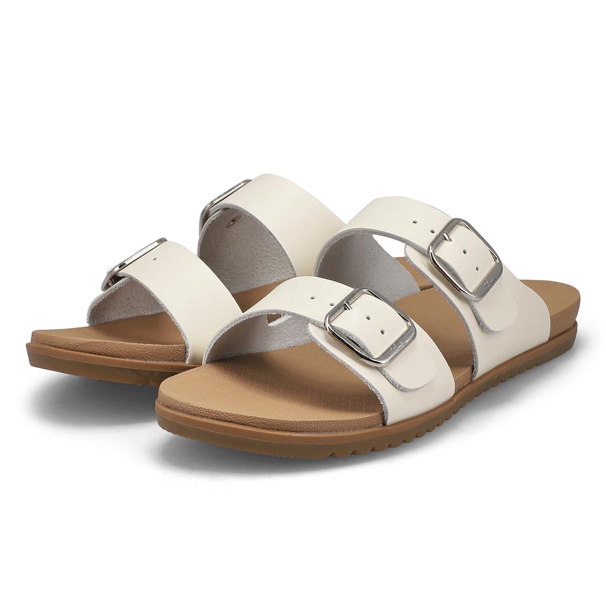 Women's Mandy Slide Sandal - Pearl White