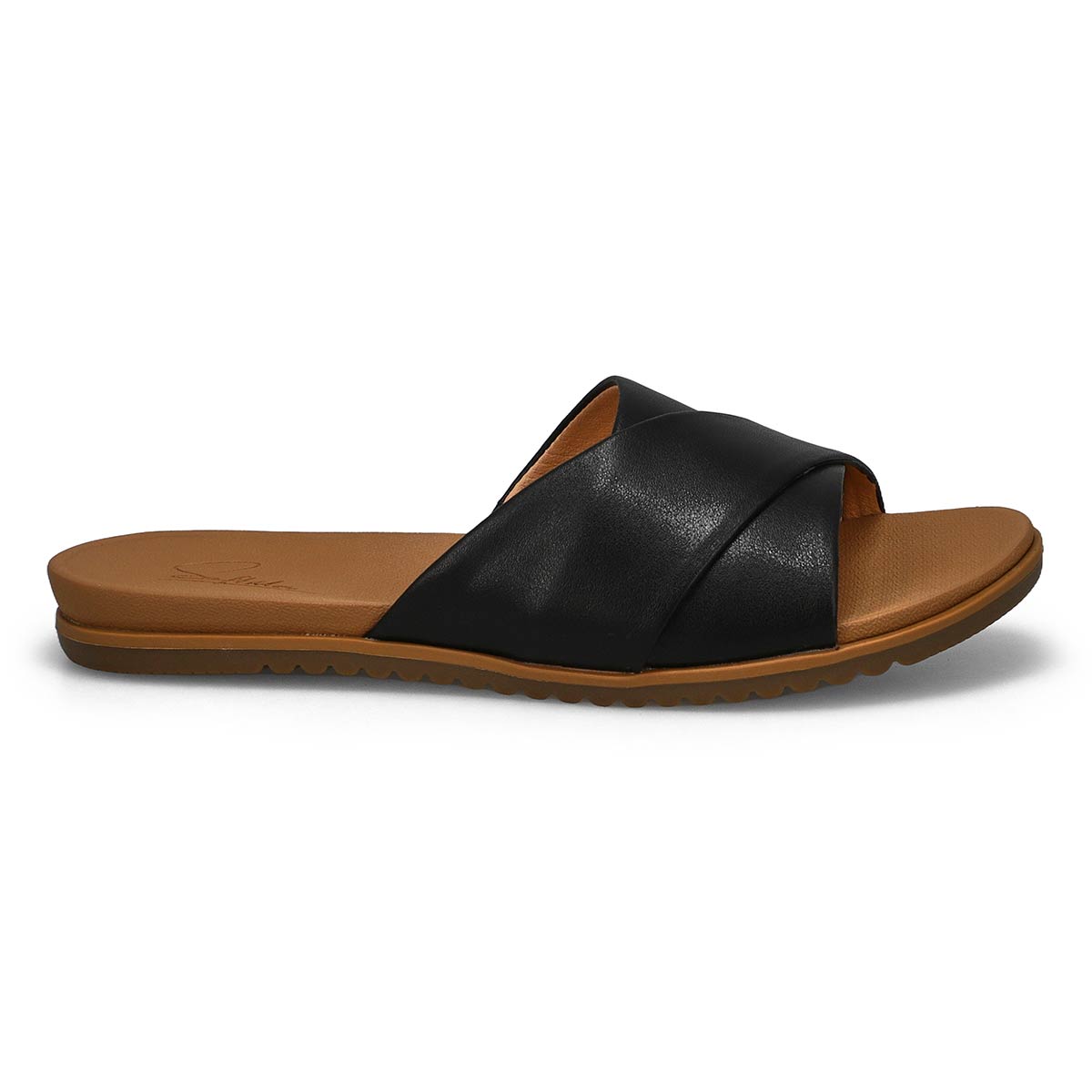 Women's Marti 2 Leather Slide Sandal - Black