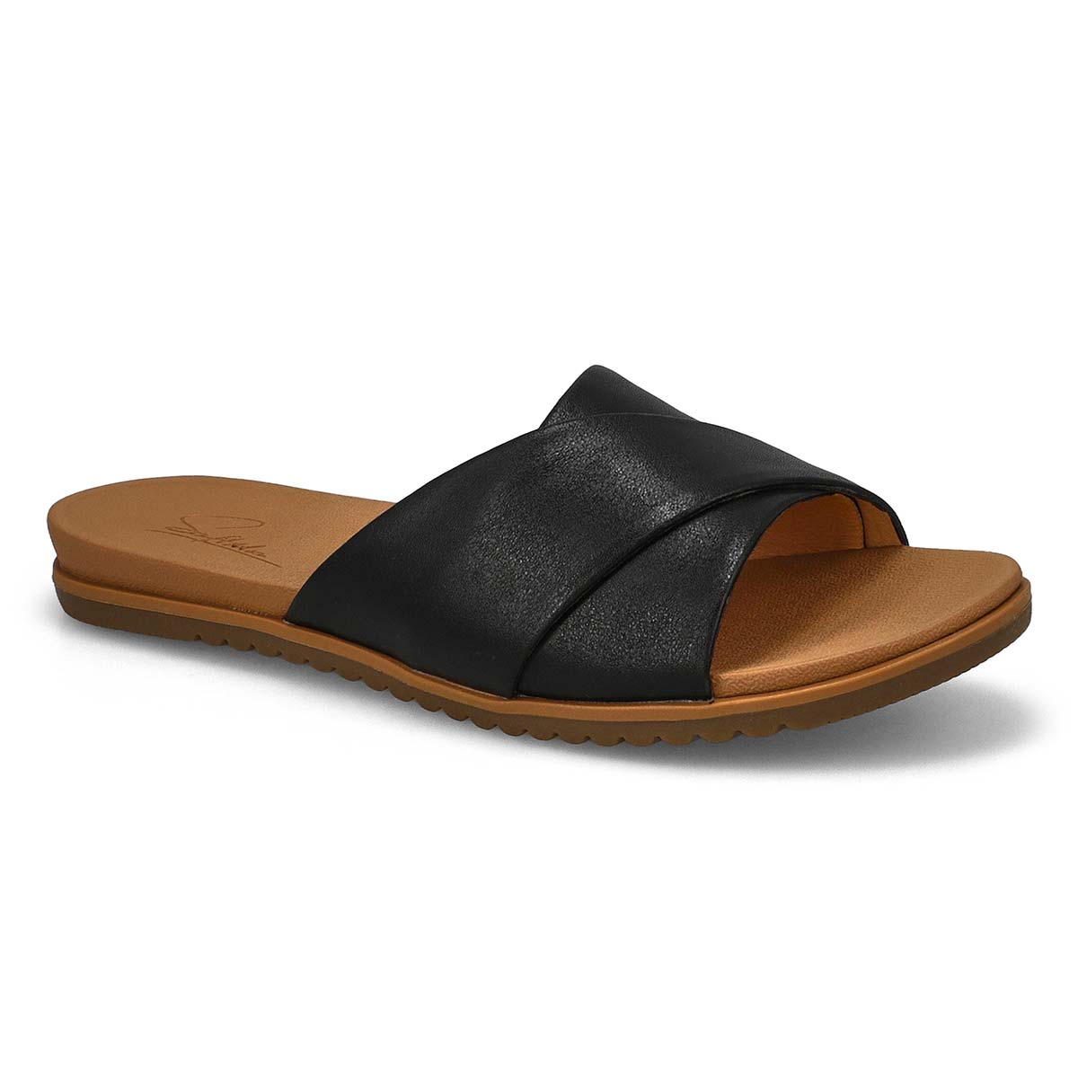 Women's Marti 2 Leather Slide Sandal - Black
