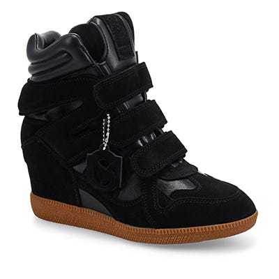 Espadrille compensée Mavis pour femmes - Noir