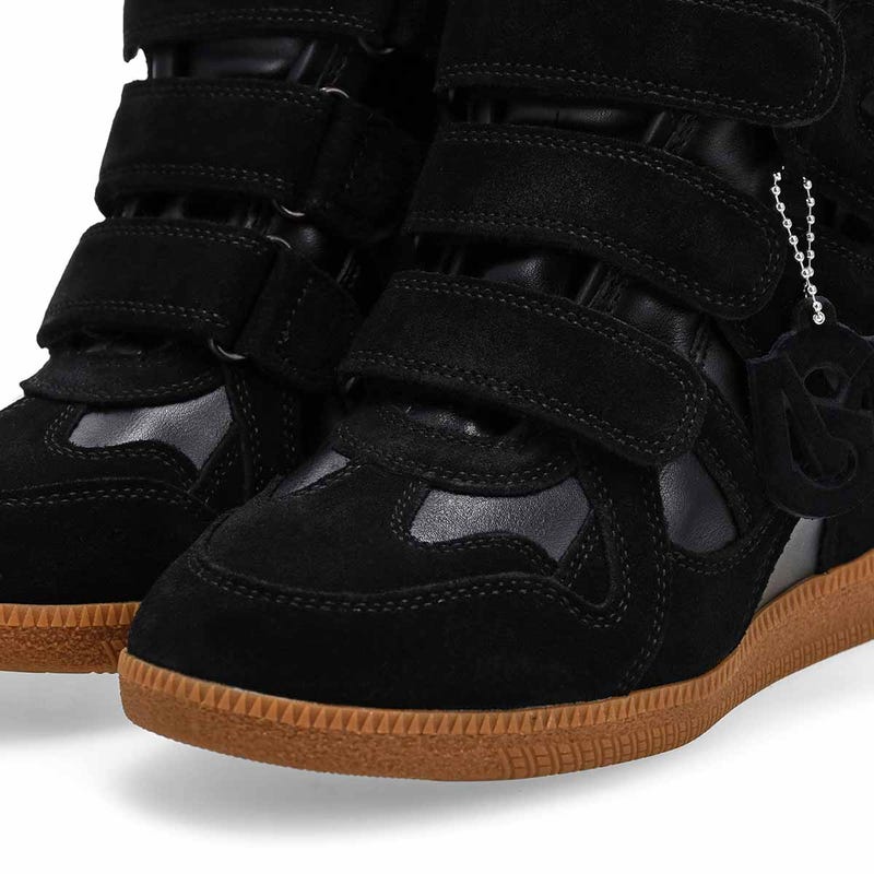 Espadrille compensée Mavis pour femmes - Noir