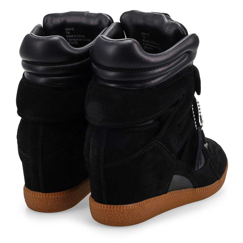 Espadrille compensée Mavis pour femmes - Noir