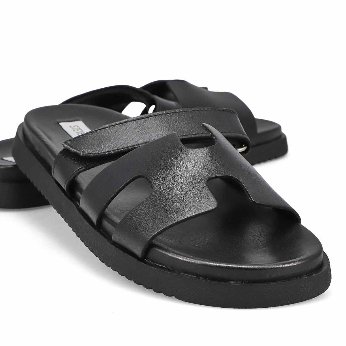 Mayven Sandal Steve Madden Black LEATHER 10