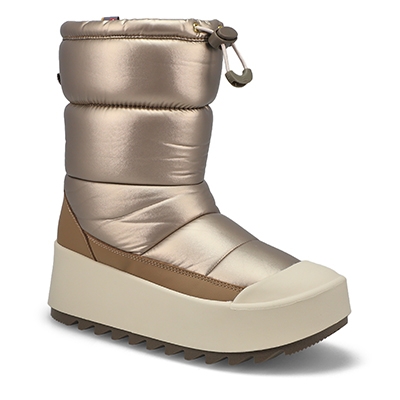 Lds Meteor Waterproof Platform Winter Boot - Gold