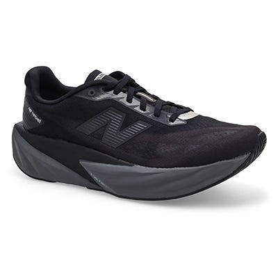 Men's FuelCell Rebel v5 Performance Running Shoe - Black/Castlerock/Silver Metallic