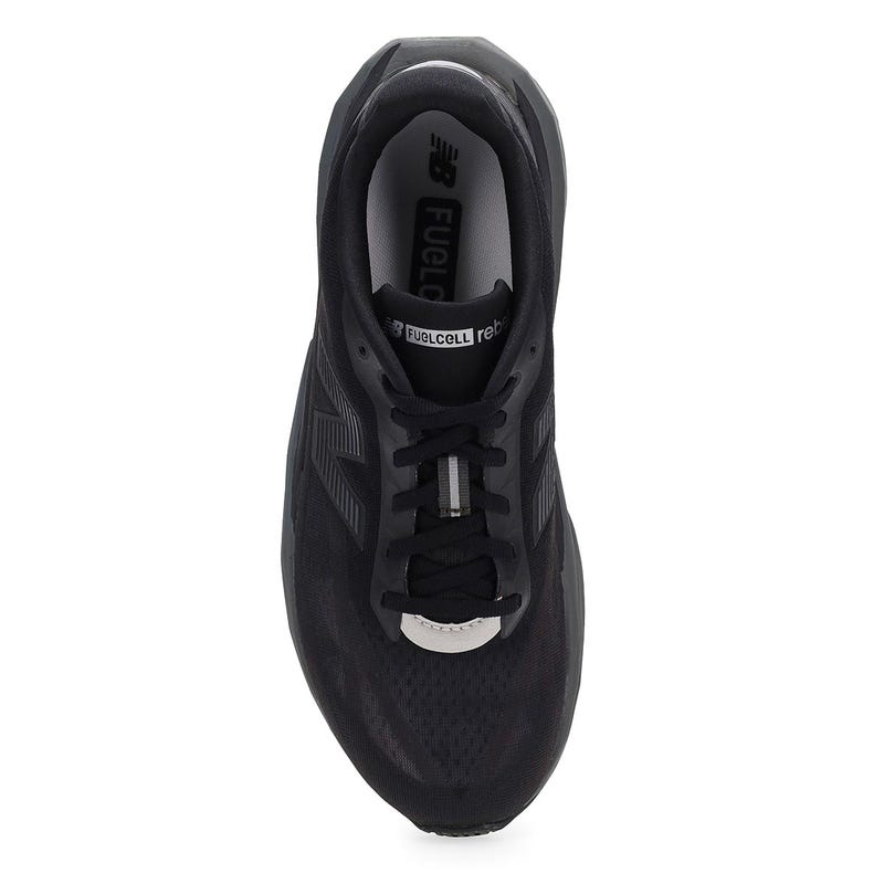 Men's FuelCell Rebel v5 Performance Running Shoe - Black/Castlerock/Silver Metallic