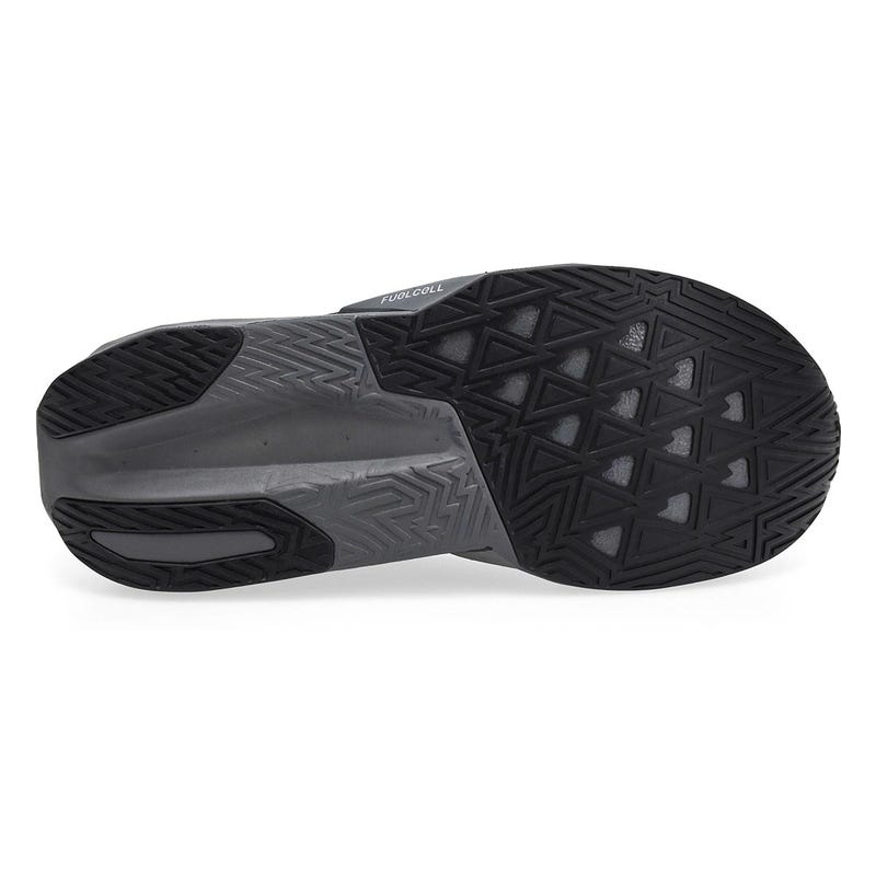 Men's FuelCell Rebel v5 Performance Running Shoe - Black/Castlerock/Silver Metallic