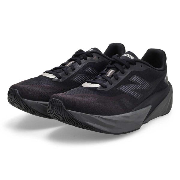 Men's FuelCell Rebel v5 Performance Running Shoe - Black/Castlerock/Silver Metallic