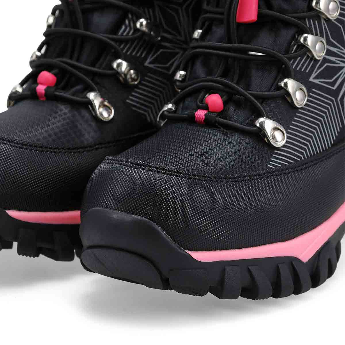 Botte d'hiver impermable MIA, noir/violet, filles