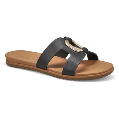 Lds Mikayla Slide Sandal - Black