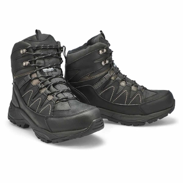 Men's Miles Waterproof Lace Up Winter Boot - Black