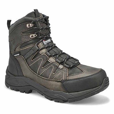 Mns Miles Waterproof Lace Up Winter Boot - Grey