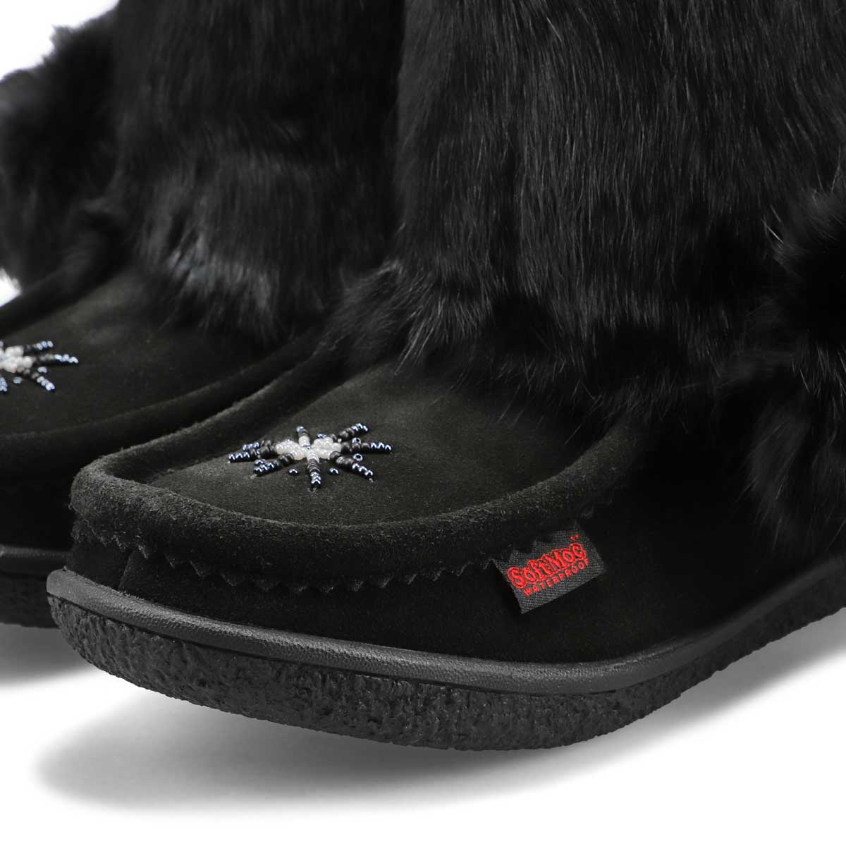 SoftMocs imperméables MINIMUK POM 2, noir/noir, femmes