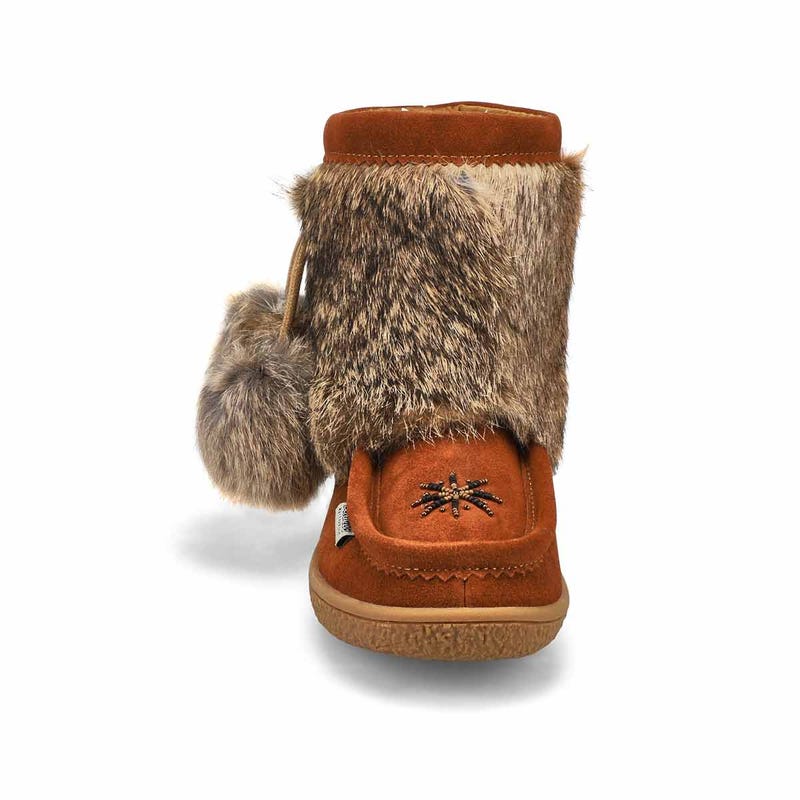 Women's Minimuk Pom 2 Waterproof SoftMocs - Dark T