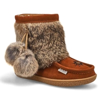 Women's Minimuk Pom 2 Waterproof SoftMocs - Dark T