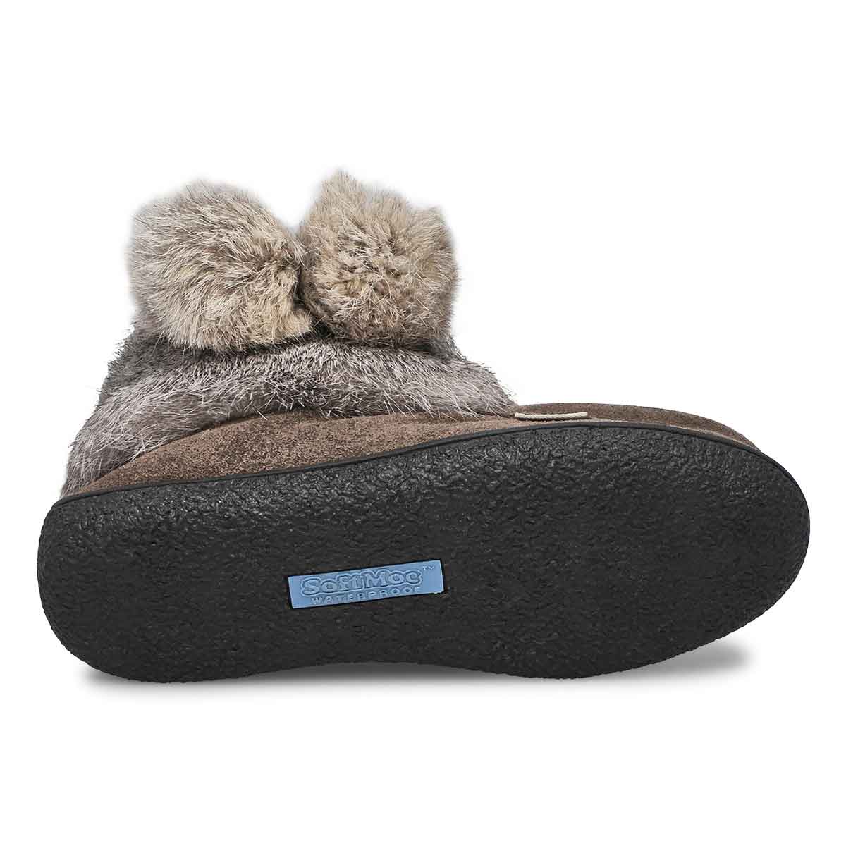 Women's Minimuk Pom 2 Waterproof SoftMocs - Grey