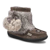 Women's Minimuk Pom 2 Waterproof SoftMocs - Grey