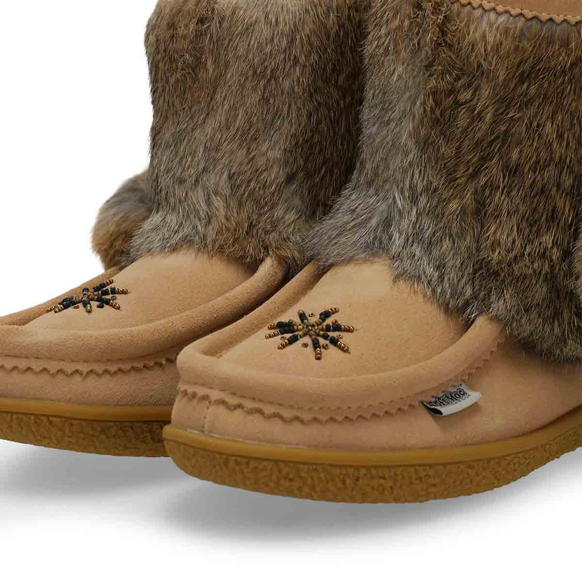SoftMocs imperméables MINIMUK POM 2, sable, femmes