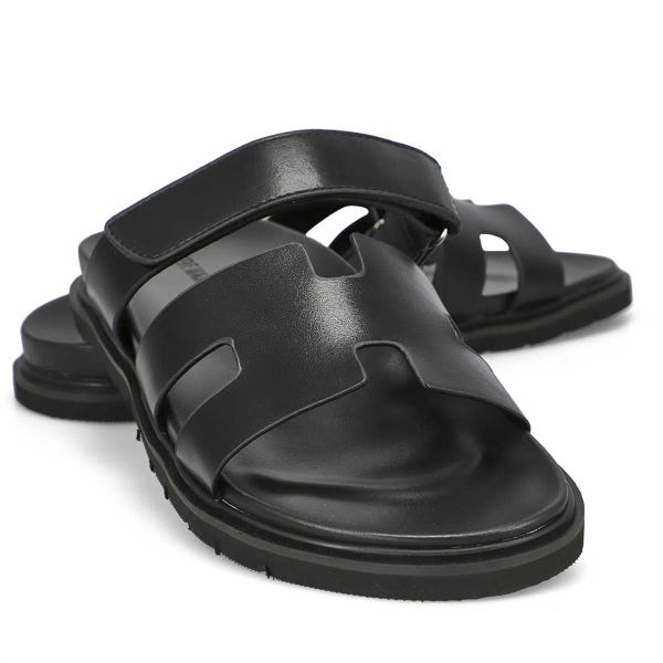Men' s Mirko Slip On Casual Slide Sandal - Black