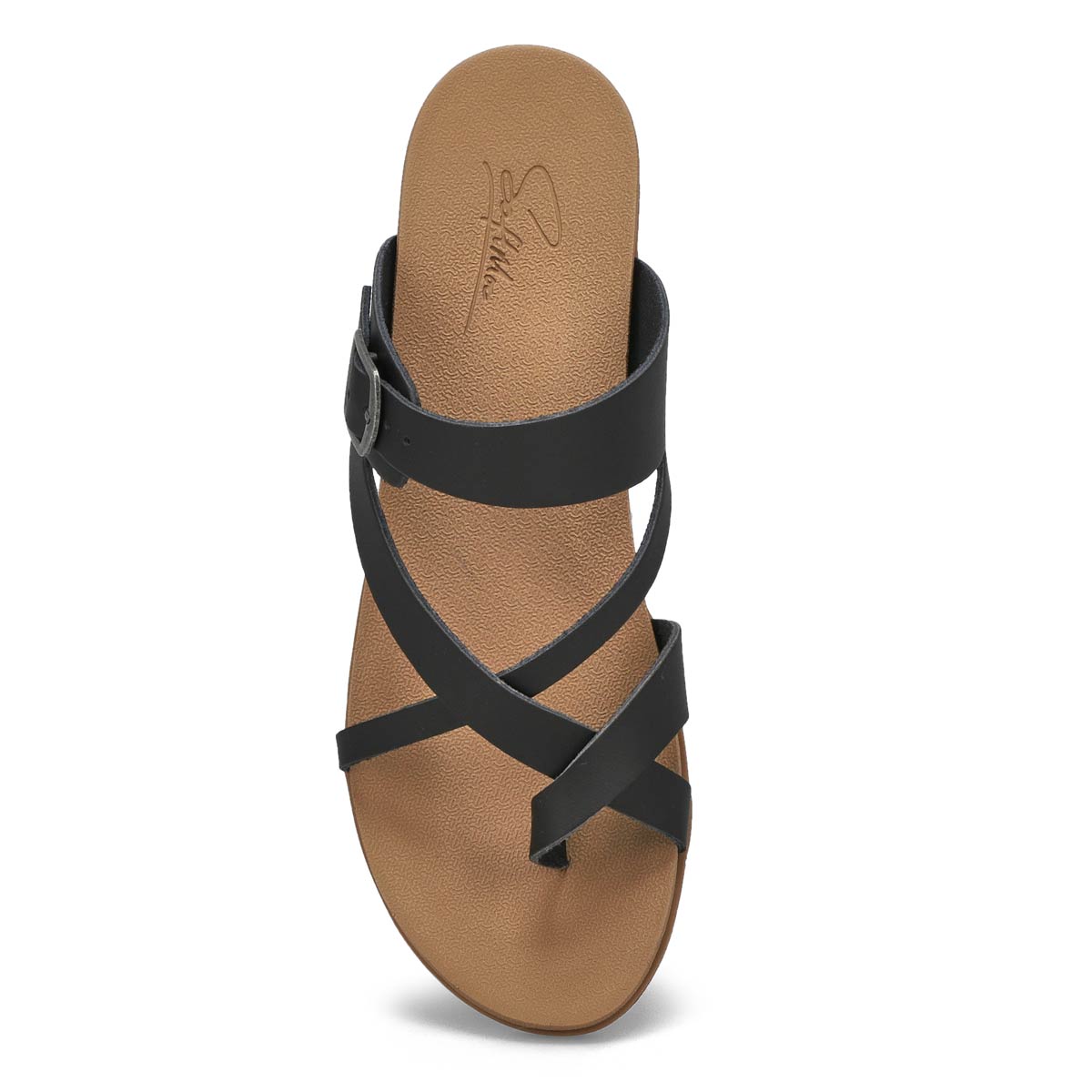 SoftMoc Women's Miya Toe Loop Sandal - Black | SoftMoc.com