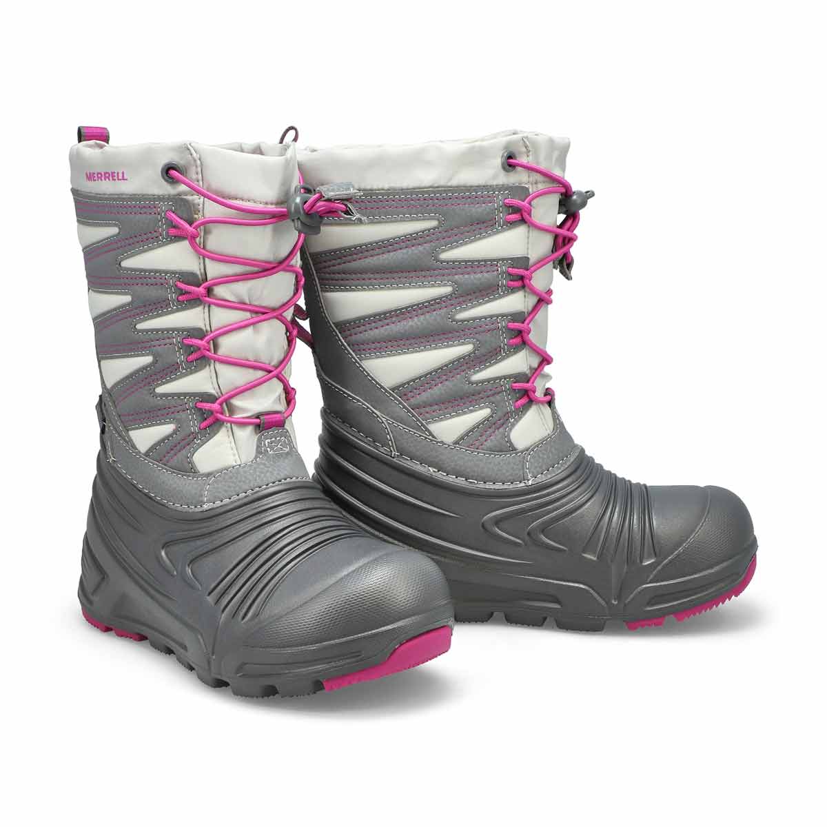 Girls Snow Quest Lite 3.0  Waterproof Boot-Gry/Bry