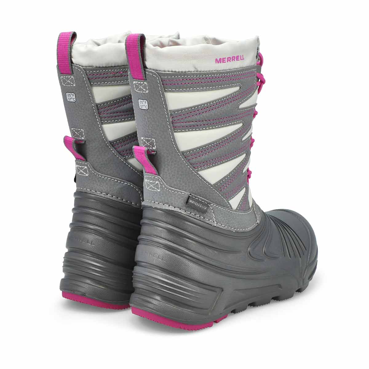 Botte imp. SNOW QUEST LITE 3.0, gris/baies, filles