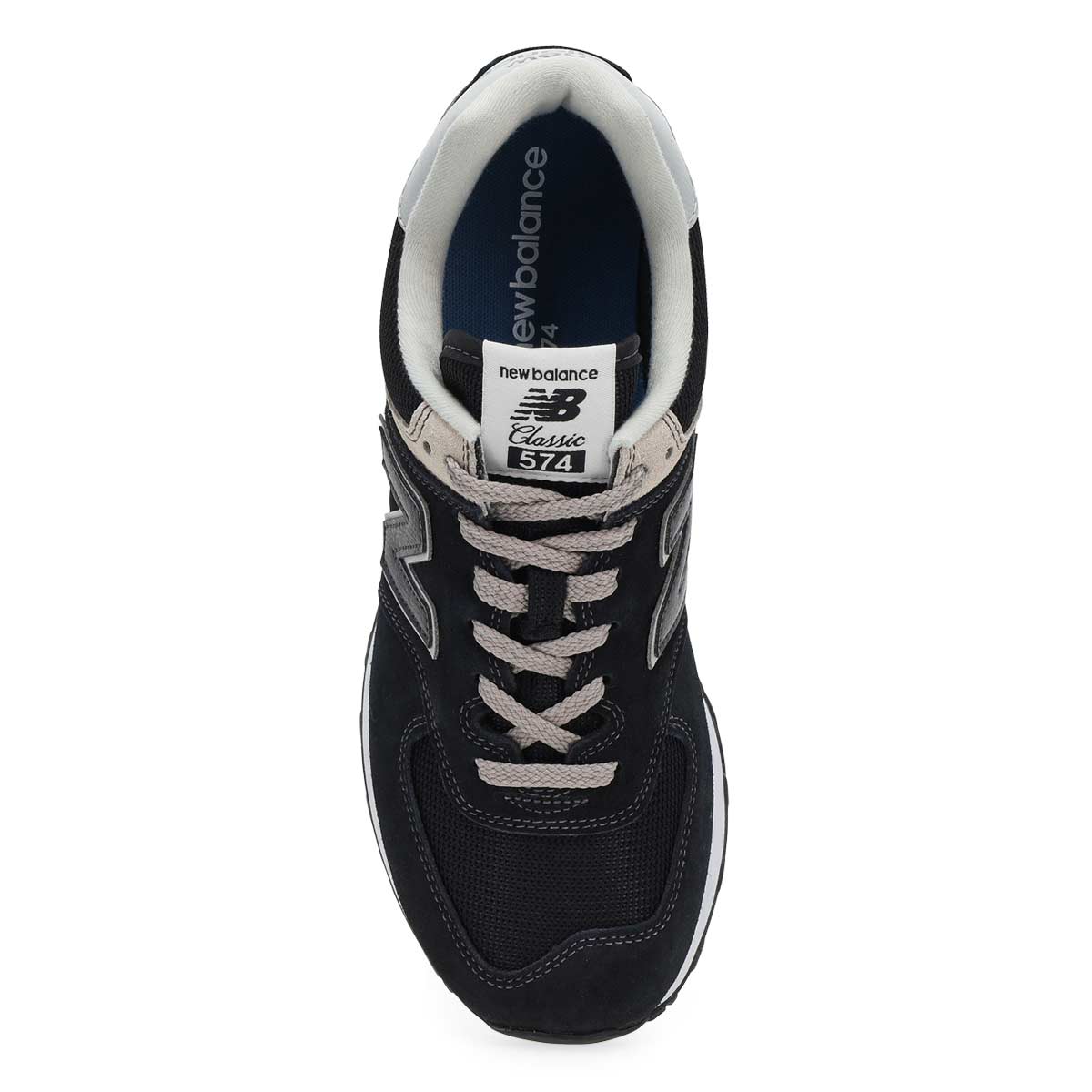 Men's 574 Lace Up Sneaker - Black/White