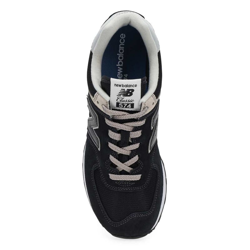 Men's 574 Lace Up Sneaker - Black/White