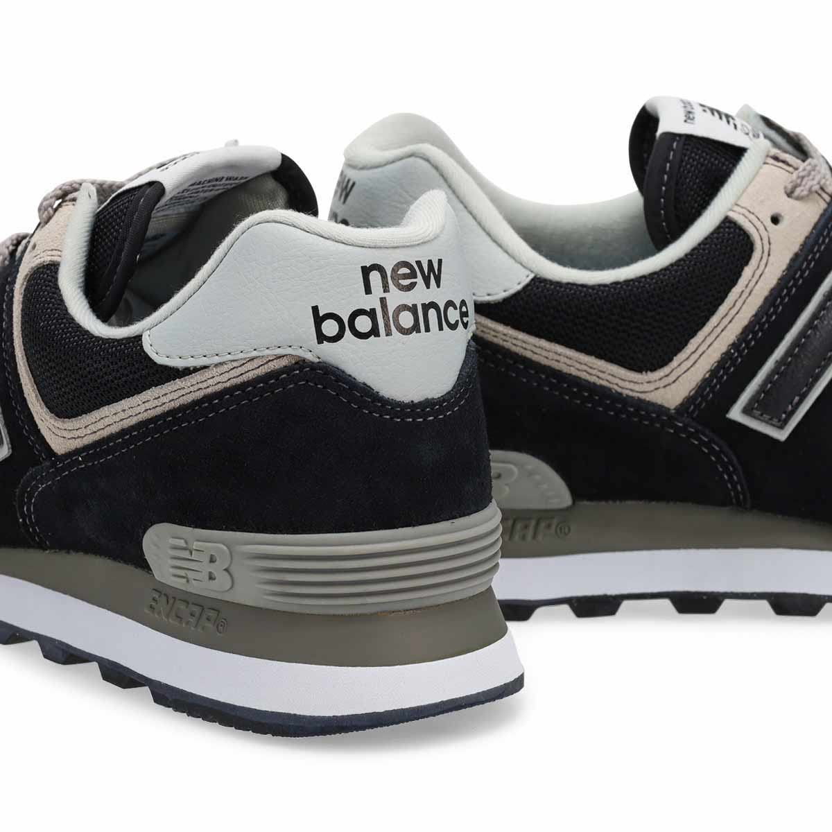 Men's 574 Lace Up Sneaker - Black/White