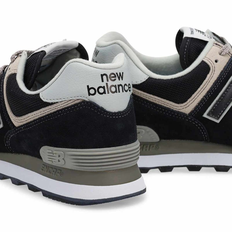 Men's 574 Lace Up Sneaker - Black/White