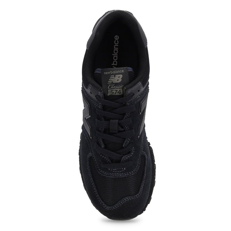Men's 574 Lace Up Sneaker - Black/Black Eve