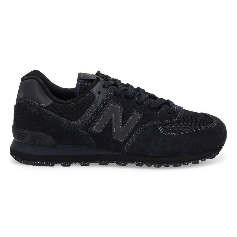 Men's 574 Lace Up Sneaker - Black/Black Eve