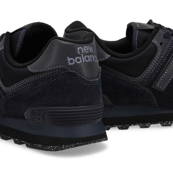 Men's 574 Lace Up Sneaker - Black/Black Eve