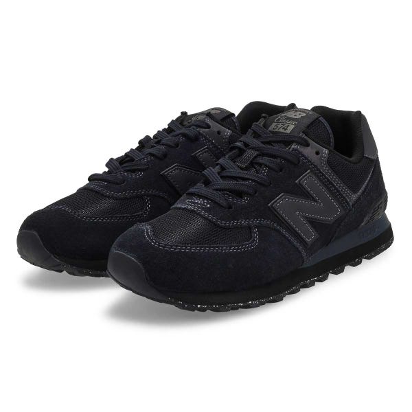 Men's 574 Lace Up Sneaker - Black/Black Eve