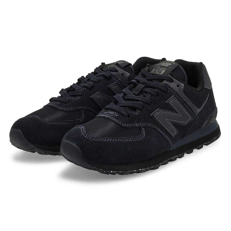 Men's 574 Lace Up Sneaker - Black/Black Eve