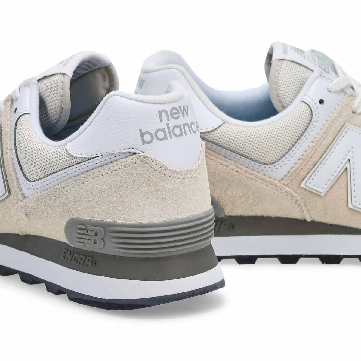 Basket à lacets 574, nuage nimbus/blanc, hommes