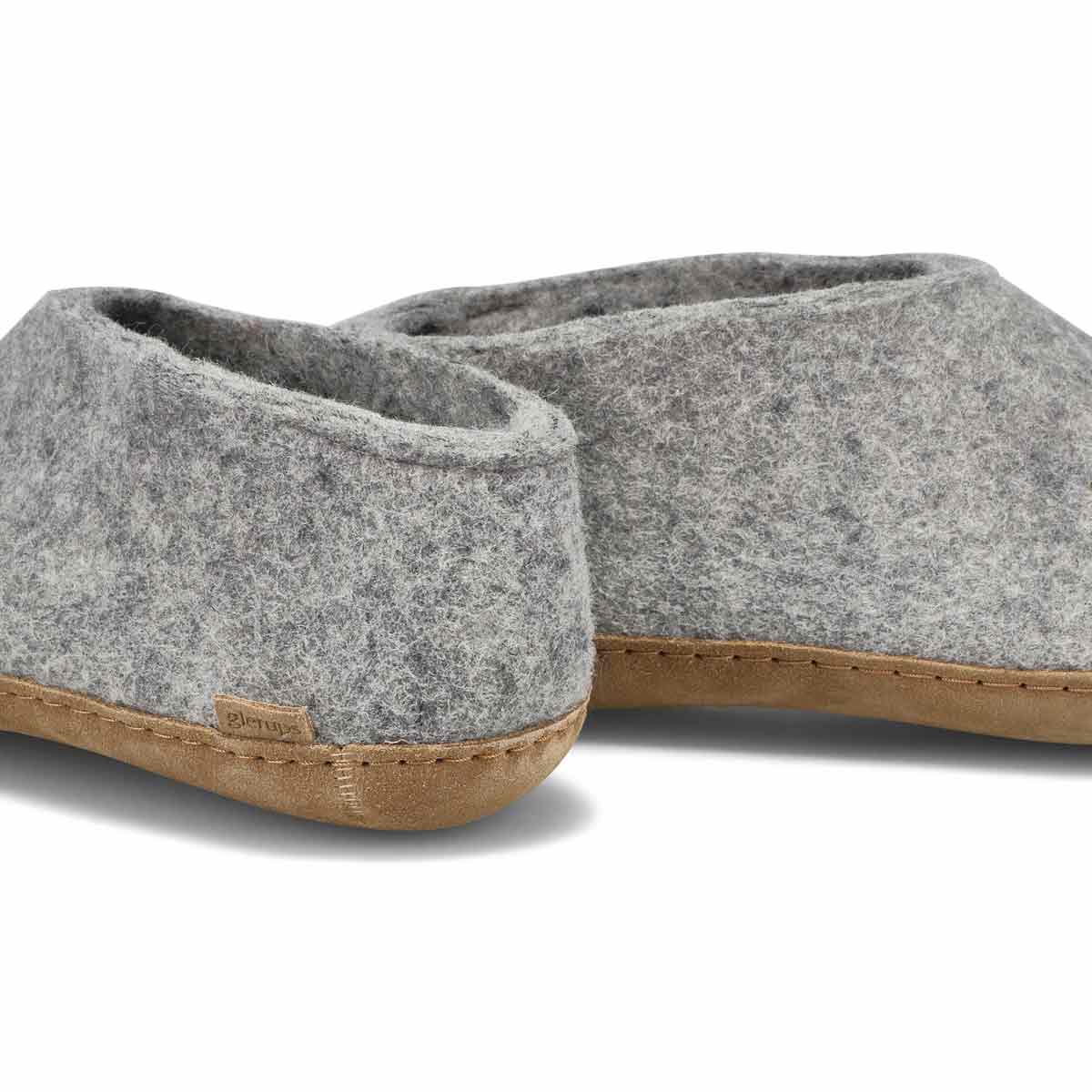 Men's Model A Closed Back Slipper - Grey