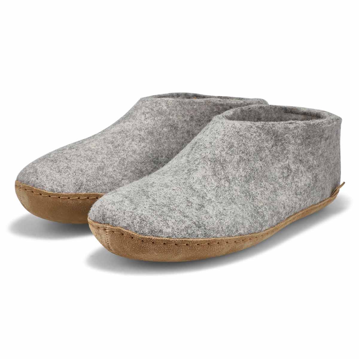 Pantoufles MODEL A, gris, hommes