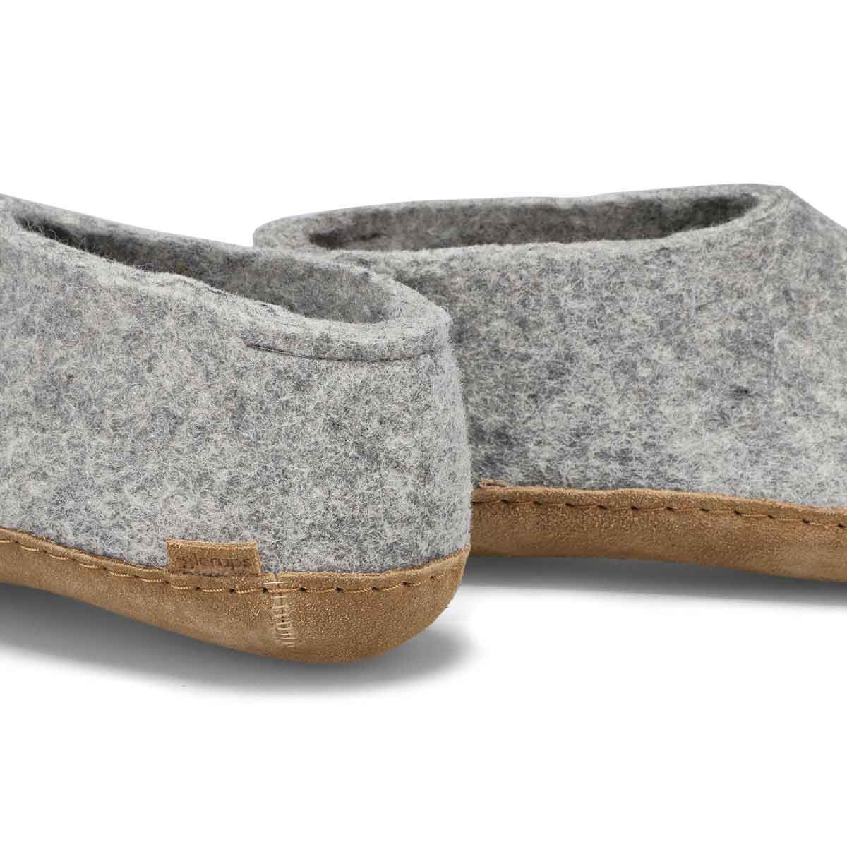 Women's Model A Closed Back Slipper - Grey