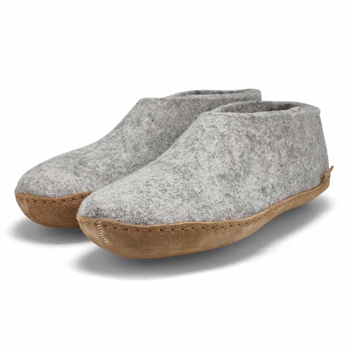 Women's Model A Closed Back Slipper - Grey