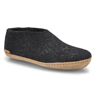 Lds Model A Closed Back Slippers - Charcoal