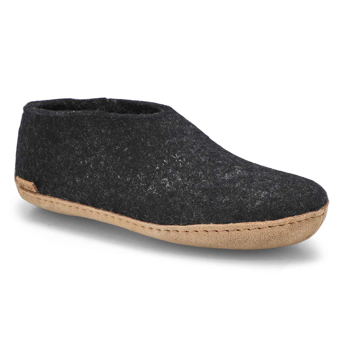 Women's Model A Closed Back Slipper - Charcoal