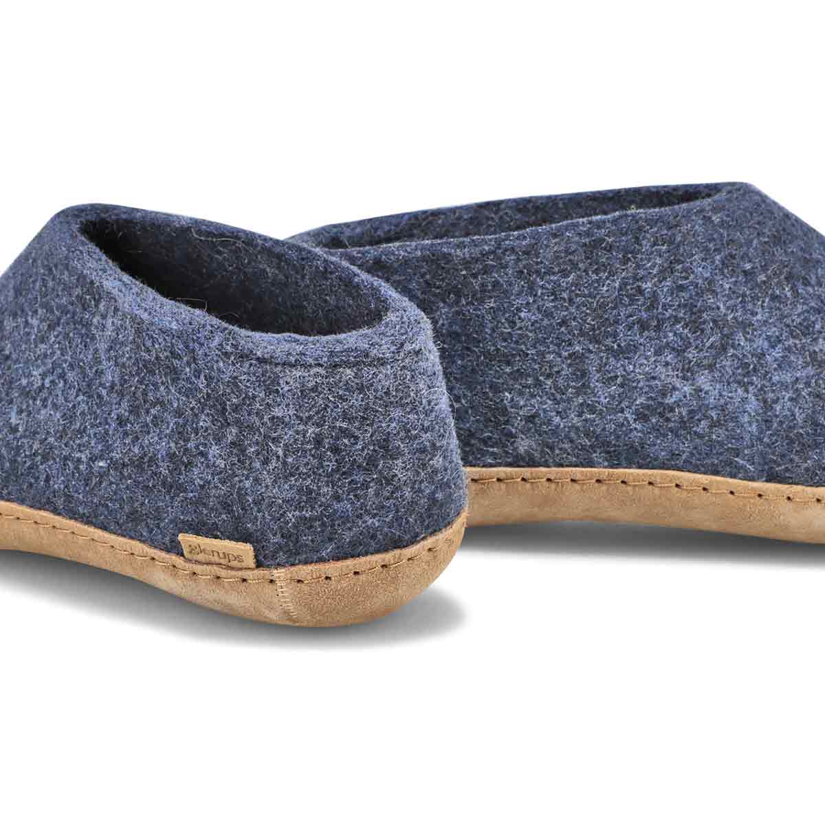 Men's Model A Closed Back Slipper - Denim