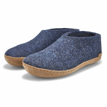 Women's Model A Closed Back Slipper - Denim