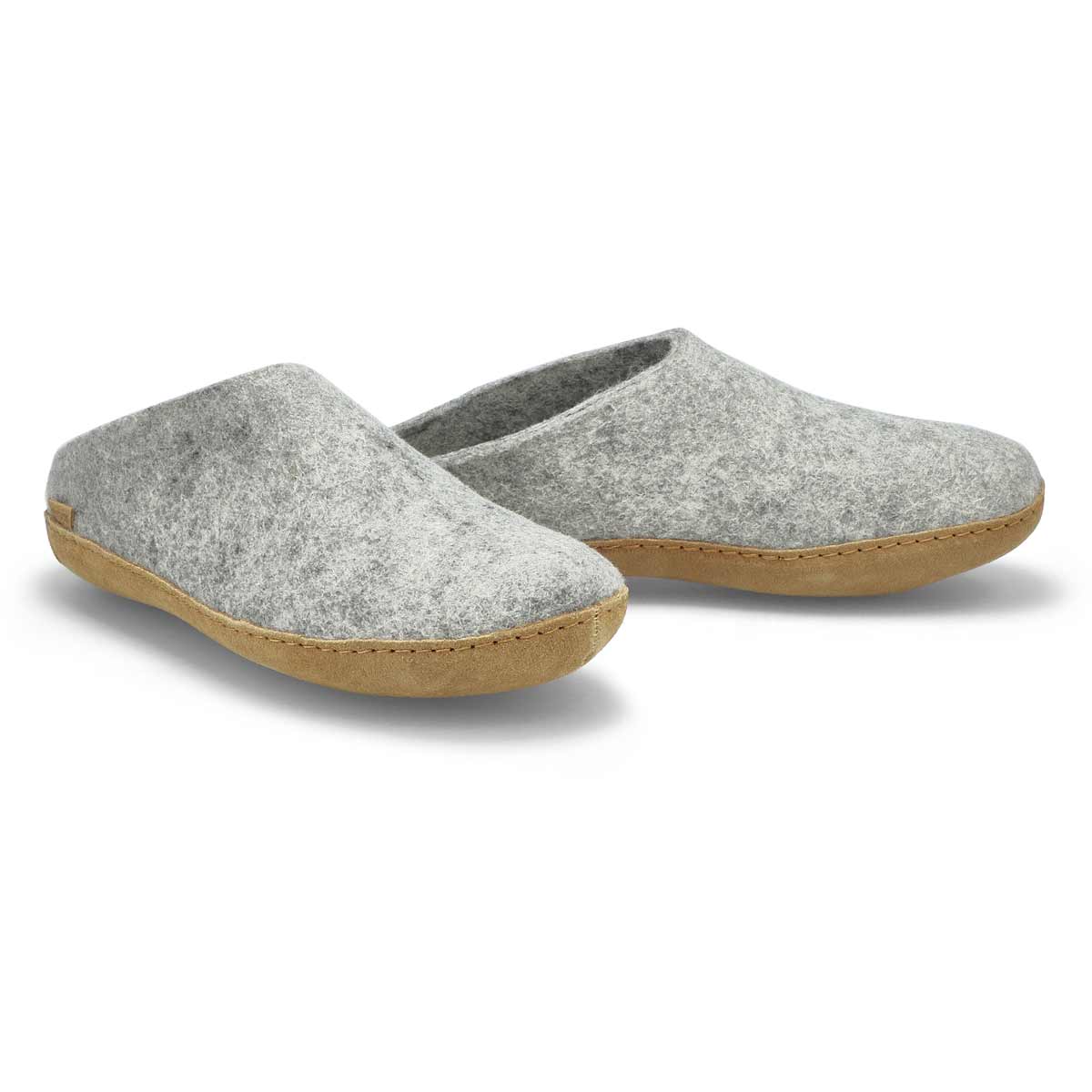 Men s Model B Open Back Slipper Grey
